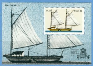 BRASILIEN 1980 M1781 BL43** båt 1 kpl