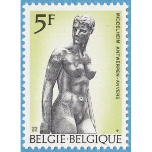 BELGIEN 1975 M1829** skulptur av Charles Despiau 1 kpl