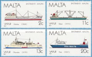 MALTA 1987 M775-8** fartyg 4 kpl