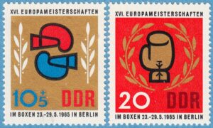 DDR 1965 M1100-1** boxning 2 kpl