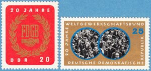 DDR 1965 M1115-6** FDBG 20år 2 kpl