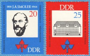 DDR 1966 M1165-6** J .A. Smoler 2 kpl