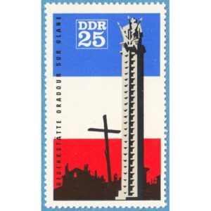 DDR 1966 M1206** minnesmärke 1 kpl