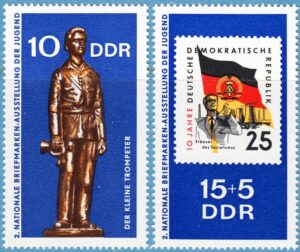 DDR 1970 M1613-4** frimärksutställning 2 kpl