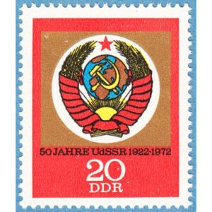 DDR 1972 M1813** Sovjet 50 år 1 kpl