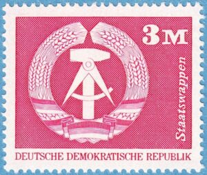 DDR 1974 M1967** statsvapen  1 kpl