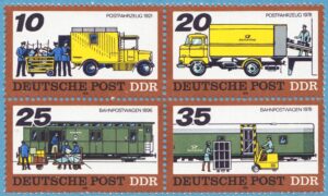 DDR 1978 M2299-02** posttransport 4 kpl