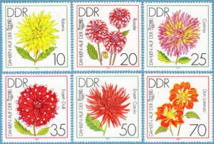 DDR 1979 M2435-40** blommor 6 kpl