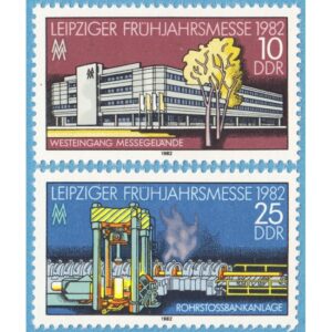 DDR 1982 M2683-4** Leipzig vårmässa 2 kpl