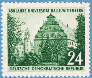 DDR 1952 M318** Halle-Wittenberg universitet 1 kpl