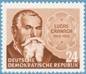 DDR 1953 M384** Lucas Cranach den äldre 1 kpl