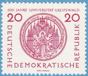 DDR 1956 M543** Greifswald universitet 1 kpl