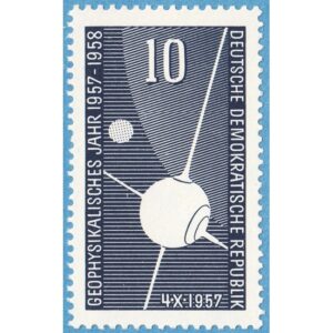 DDR 1957 M603** geofysiska året – sputnik 1 – 1 kpl