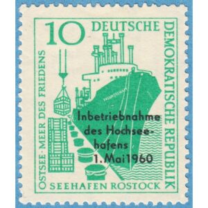 DDR 1960 M763** Rostock hamn 1 kpl