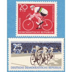 DDR 1960 M779-80** cykel-VM 2 kpl