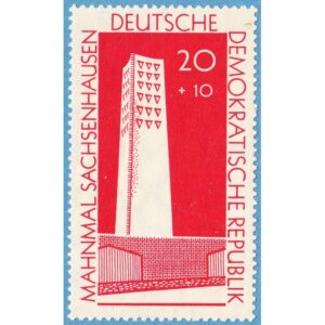 DDR 1960 M783a** minnesmärke Sachsenhausen