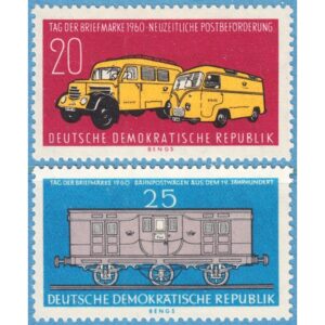 DDR 1960 M789-90** frimärkets dag2 kpl