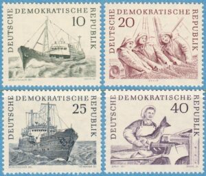 DDR 1961 M817-20** yrkesfiske 4 kpl