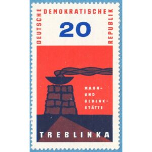 DDR 1963 M975** minesmärke Treblinka 1 kpl