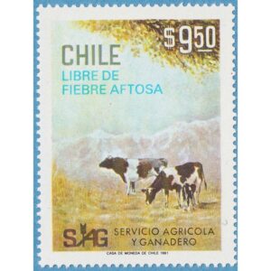CHILE 1981 M947** kor 1 kpl