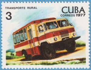 CUBA 1977 M2196** buss 1 kpl