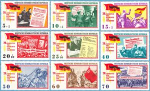 DDR 1965 M1102-10** befrielsen från fascismen 9 kpl