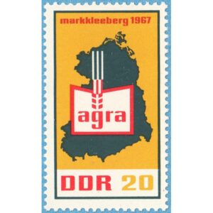 DDR 1967 M1292** lantbruksutställning agra 1 kpl