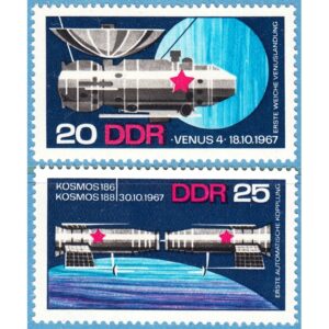 DDR 1968 M1341-2** rymd 2 kpl