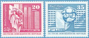 DDR 1973 M1820-1** bruksmärken 2 kpl