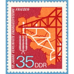 DDR 1973 M1871** högspänningsmast 1 kpl