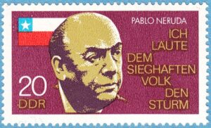 DDR 1974 M1921** Pablo Neruda – författare 1 kpl