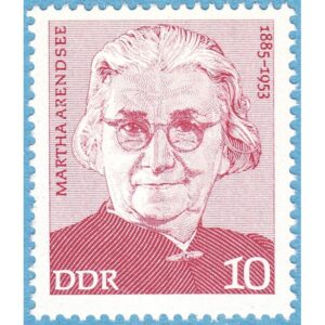 DDR 1975 M2012** Martha Arendsee 1 kpl