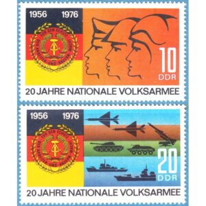 DDR 1976 M2116-7** folkets armé 20 år