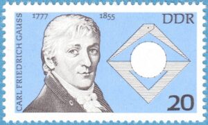 DDR 1977 M2215** Carl Friedrich Gauss 1 kpl