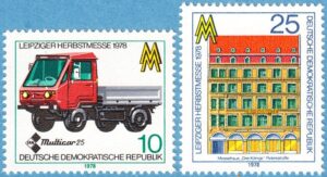 DDR 1978 M2353-4** Leipzig höstmässa 2 kpl