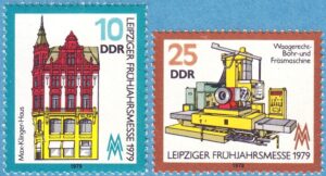 DDR 1979 M2403-4** Leipzig vårmässa 2 kpl