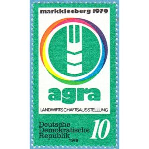 DDR 1979 M2428** lantbruksutställningen agra 1 kpl