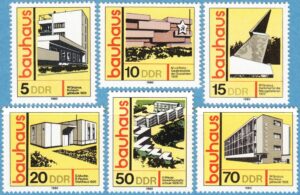 DDR 1980 M2508-13** Bauhaus 6 kpl