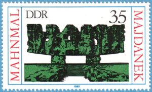 DDR 1980 M2538** minnesmonument i Majdanek 1 kpl