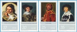 DDR 1980 M2543-6** konst: Frans Hals 4 kpl