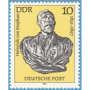 DDR 1981 M2579** Heinrich von Stephan 1 kpl