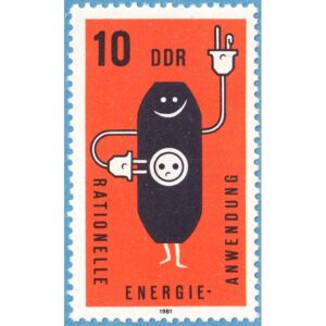 DDR 1981 M2601** rationell energianvändning 1 kpl