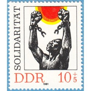 DDR 1981 M2648** solidaritet 1 kpl