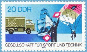 DDR 1982 M2715** sport & teknologi 1 kpl