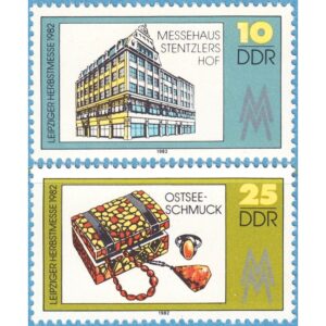 DDR 1982 M2733-4** Leipzig höstmässa 2 kpl