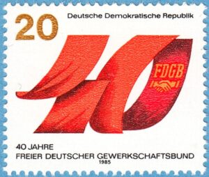 DDR 1985 M2951** fackförening 1 kpl