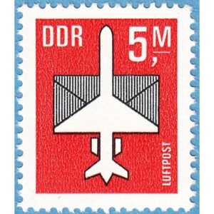 DDR 1985 M2967** flygpost 1 kpl