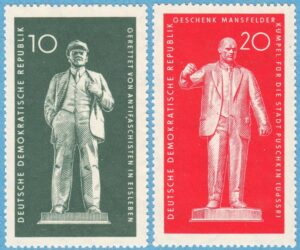 DDR 1960 M772-3** Lenin och Thälmann monument 2 kpl