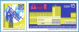 DDR 1970 M1573-4** Radio Berlin 2 kpl i par