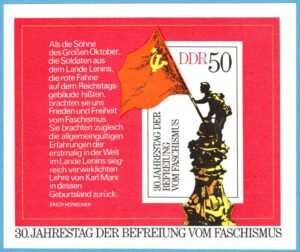 DDR 1975 M2042 BL42** befrielsen från fascismen